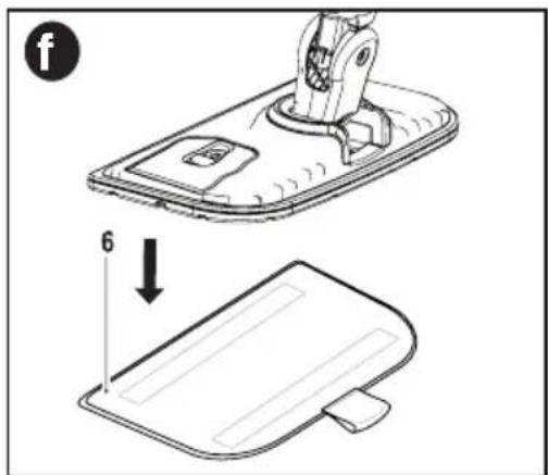 BLACK & DECKER BDH1850SM - flxatlon d'un taMPon nettoYant - fig. f - 1