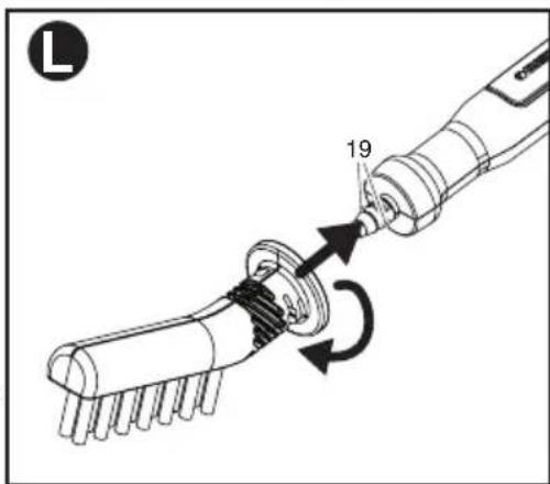 BLACK & DECKER BDH1850SM - LLenado deL tanQue de aGua - fIG. M - 3
