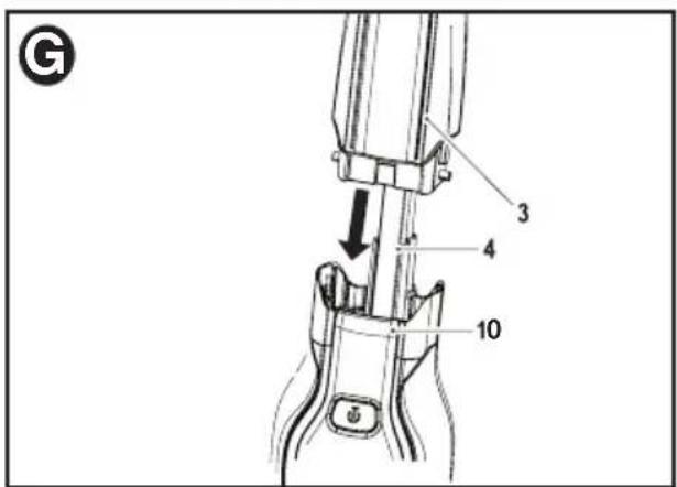 BLACK & DECKER BDH1725SM - FILLING THE WATER TANK - Fig. F & G - 2