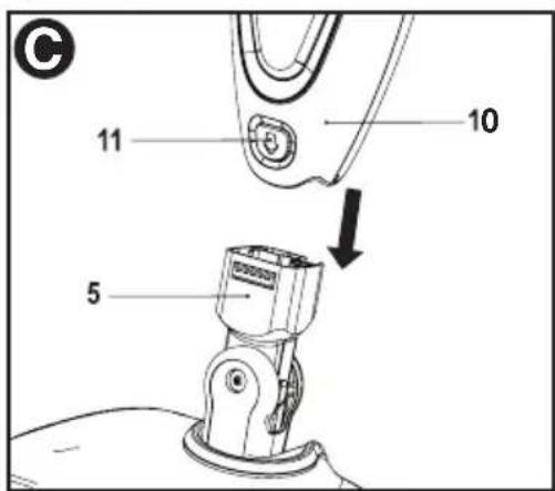 BLACK & DECKER BDH1725SM - FIXATION DU RESERVOIR D'EAU - 2
