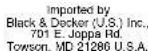 BLACK & DECKER BDRC18 - Full Two-Year Home Use Warranty - 1