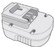 BLACK & DECKER BDRC18 - Information concernant le capuchon du bloc-pile - 1
