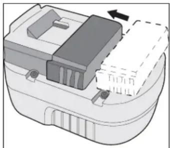 BLACK & DECKER BDDC180 - INFORMATION CONCERNANT LE CAPUCHON DU BLOC-PILE - 2