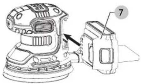 BLACK & DECKER BDCRO20C - Cómo instalar y retirar la unidad de batería (Fig. C, D) - 1