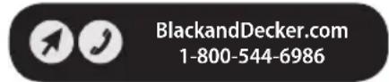 BLACK & DECKER BDCRO20C - GARANTIE LIMITÉE DE DEUX ANS - 1
