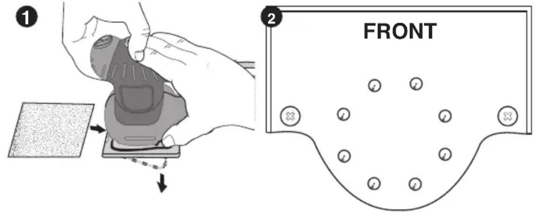 BLACK & DECKER FS540 - Attaching Sandpaper - 1