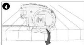 BLACK & DECKER BDTM250 - Derouulement et enroulement du BUBAN a mesureb - 1