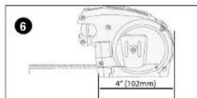 BLACK & DECKER BDTM250 - Derouulement et enroulement du BUBAN a mesureb - 3