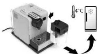 DELONGHI Icona Vintage KBOV3001.AZ - PREPARACION DE UN CAPPUCCINO, UN LATTE MACCHIATO, CREAMY LATTE Y ESPUMA DE LECHE CALIENTE ES PREPARACAO DE CAPPUCCINO-LATTE MACCHIATO-CREAMY LATTE-ESPUMA DE LEITE QUENTE PT - 8