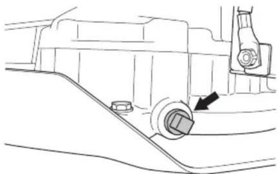 HUSQVARNA R 422Ts AWD - Pour remplacer l'huile moteur et le filtre à huile, R 422Ts AWD - 3