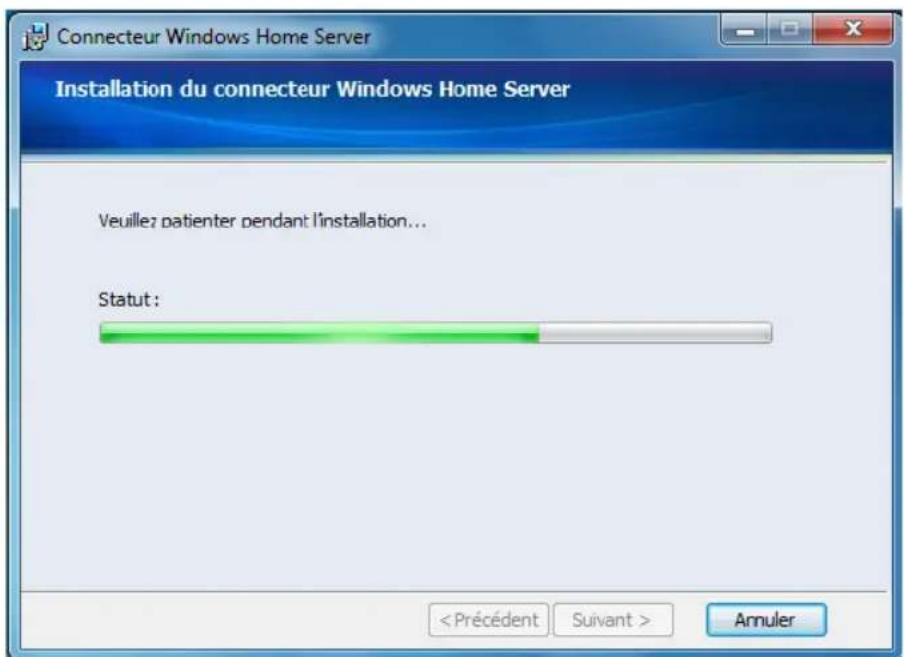 ASUS TS mini - Installer Windows Home Server Connector sur le premier ordinateur - 7