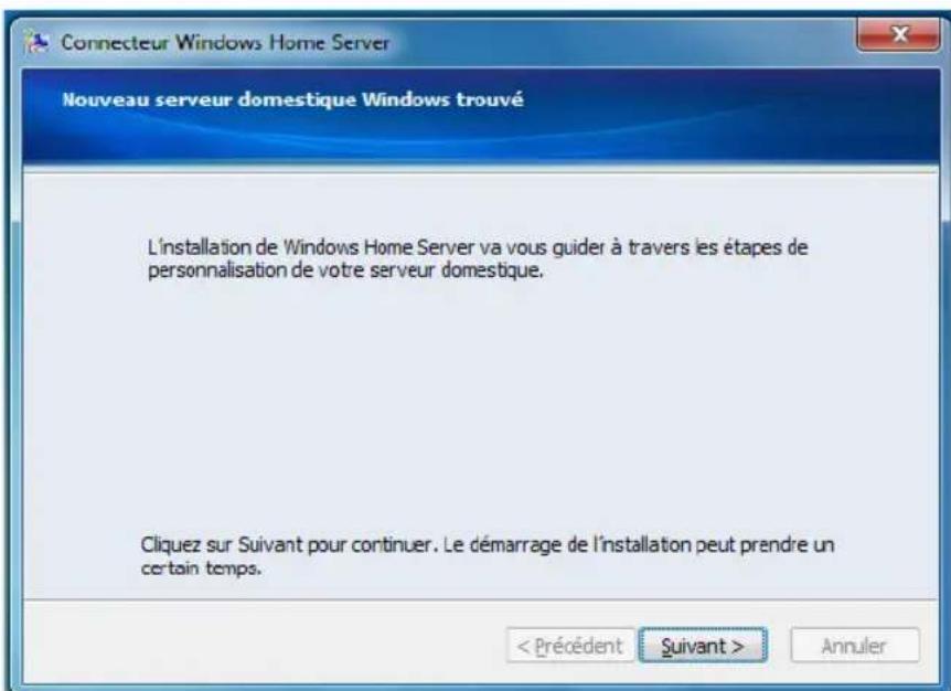ASUS TS mini - Installer Windows Home Server Connector sur le premier ordinateur - 9