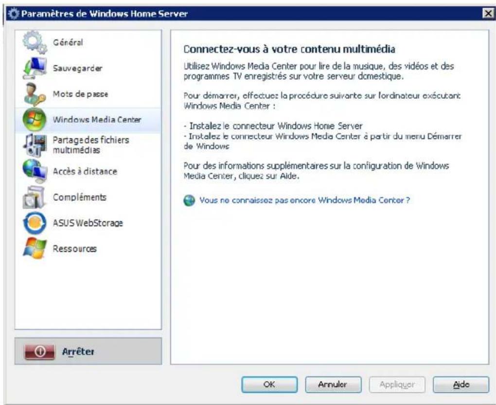 ASUS TS mini - Windows Media Center - 1