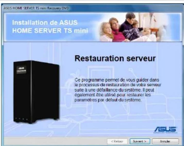 ASUS TS mini - Pour restaurer le serveur - 2