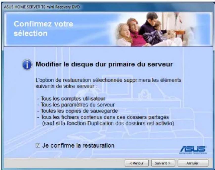 ASUS TS mini - Pour restaurer le serveur - 9