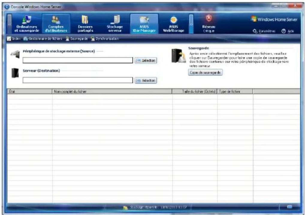ASUS TS mini - Sauvegarde - 1