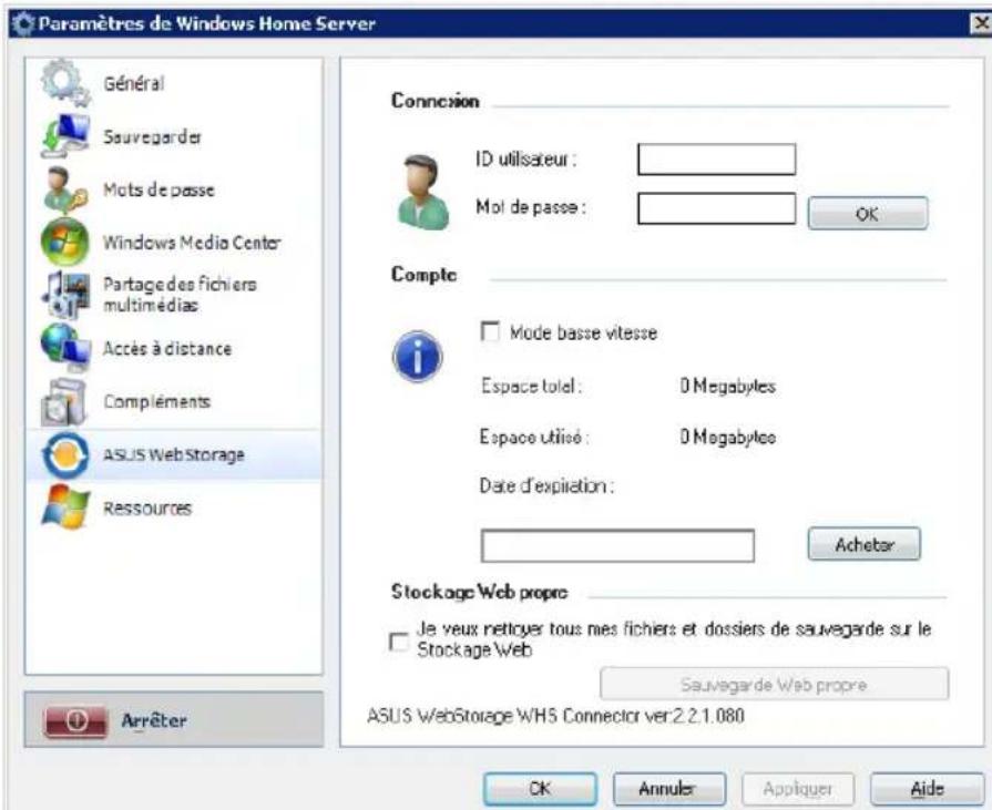 ASUS TS mini - Configurer.les paramètres.d'ASUS.WebStorage - 2