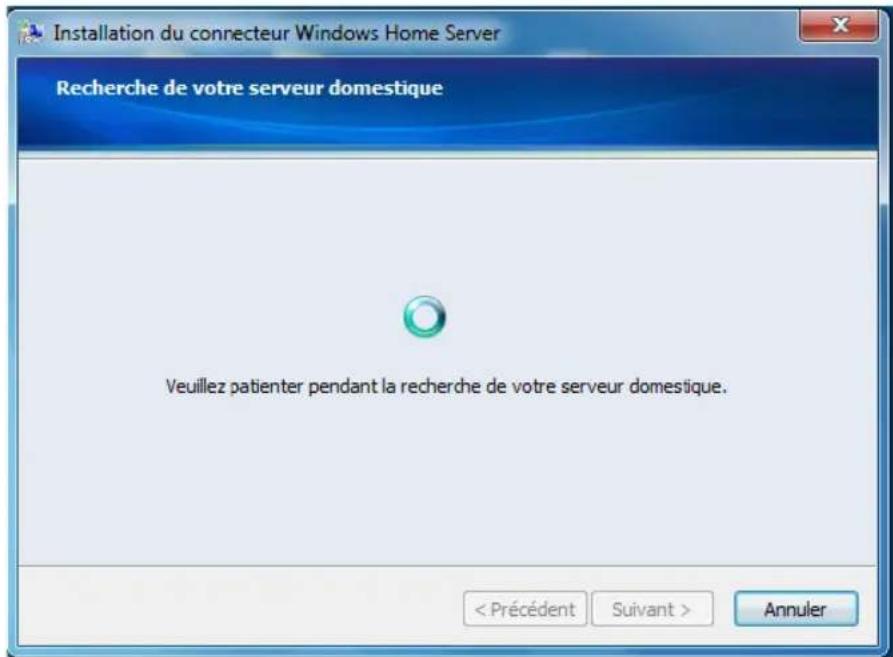 ASUS TS mini - Installer Windows Home Server Connector sur le premier ordinateur - 8