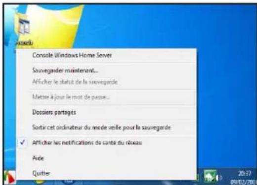 ASUS TS mini - Pour acceder aux dossiers partages via l'icone de Windows Home Server - 1