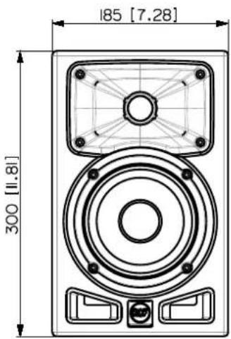 RCF Ayra Pro 5 - 1/4" TRS JACK CONNECTOR - 3