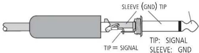 RCF Ayra Pro 6 - 1/4" TRS JACK CONNECTOR - 2