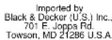 BLACK & DECKER FSD122 - SPECIAL WARRANTY NOTE TO CONTRACTORS: - 1