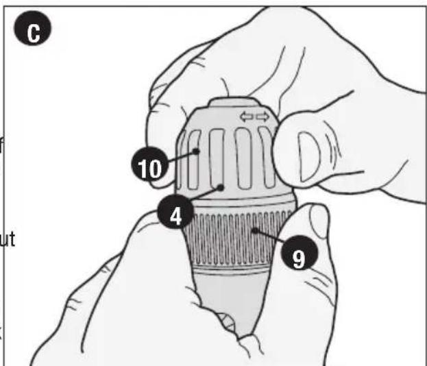BLACK & DECKER DR260C - Keyless two sleeve chuck (DR260) (fig. C) - 2
