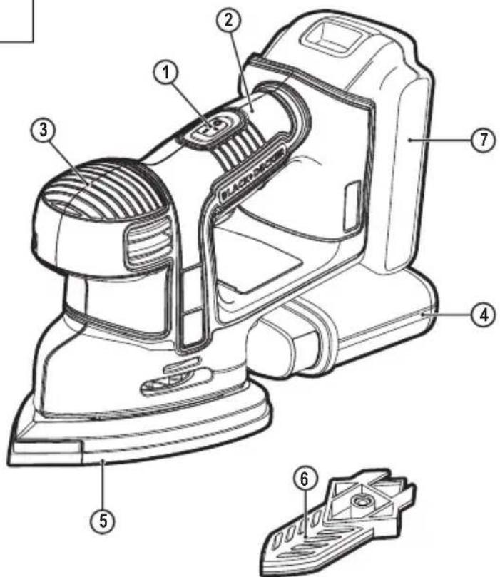 BLACK & DECKER BDCMS20 - Laisser le bloc-piles dans le chargeur - 1