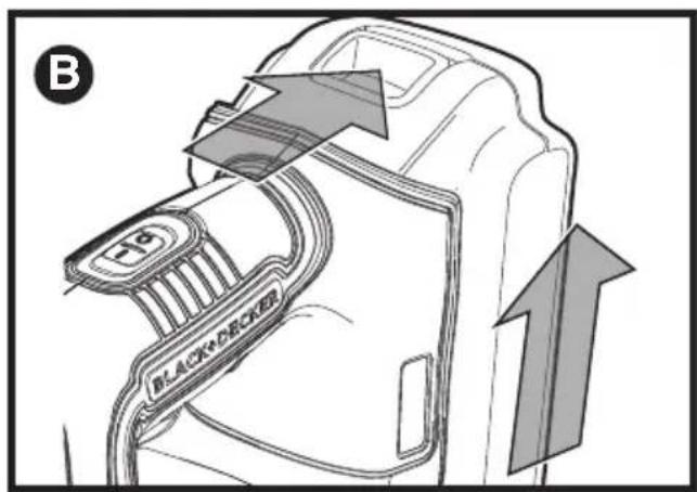 BLACK & DECKER BDCMS20 - TO INSTALL BATTERY PACK: - 2