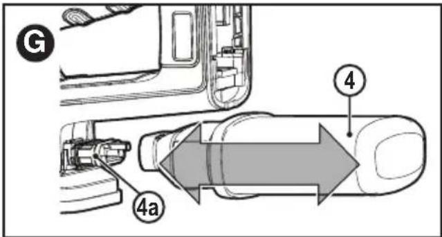BLACK & DECKER BDCMS20 - FITTING AND REMOVING THE DUST CANISTER (FIG. G) - 1