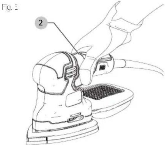 BLACK & DECKER 7407 - Posicion Adecka de las Manos (Fig. E) - 1