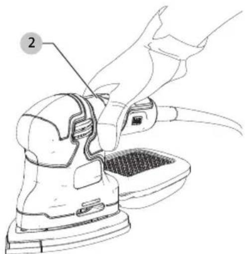 BLACK & DECKER 7407 - Position correcte des mains (Fig. E) - 1