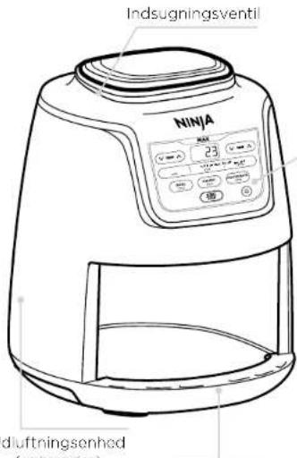 NINJA Air Fryer Max AF160EU - TEKNISKE SPECIFIKATIONER - 2