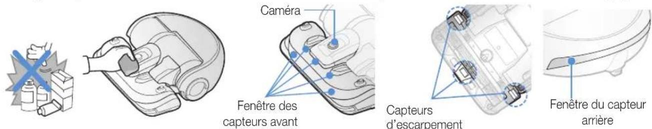 SAMSUNG SR2AJ9020U - Nettoyage des capteurs et de laamera - 1