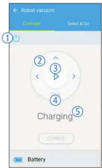 SAMSUNG SR2AJ9020U - Contrôle du POWERbot - 1
