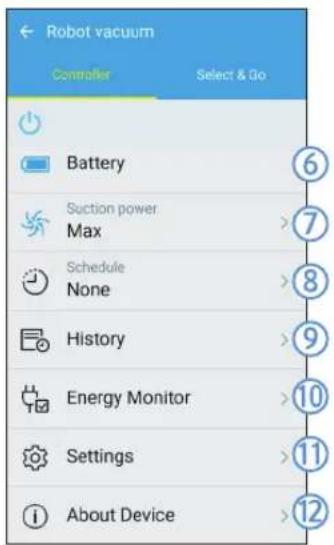 SAMSUNG SR2AJ9020U - Contrôle du POWERbot - 2