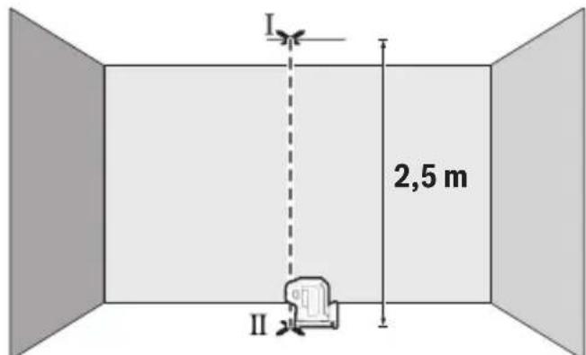 BOSCH GPL 5 G Professional - Loodnauwkeurigheid controlleren - 1