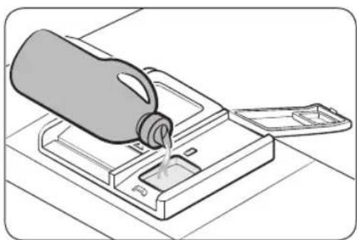 SAMSUNG DW60M6052FW - Filling the rinse aid - 2