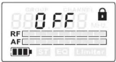LD Systems MEI 1000 G2 - BATTERY CHARGE STATUS - 1