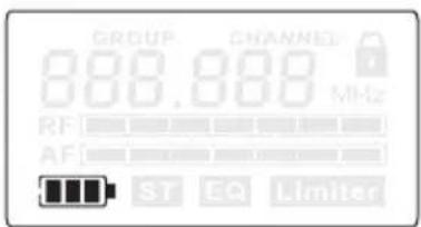 LD Systems MEI 1000 G2 - BATTERY CHARGE STATUS - 2
