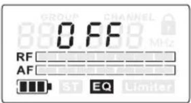 LD Systems MEI 1000 G2 - SELECTION DEL GRUPO DE FRECUYECIAS 1 A 8 - 1