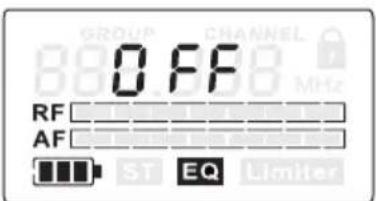 LD Systems MEI 1000 G2 - CHOIX D'UN GROUPE DE FREQUENCES 1 A 8 - 1