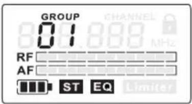LD Systems MEI 1000 G2 - MENU PRINCIPALE - 1