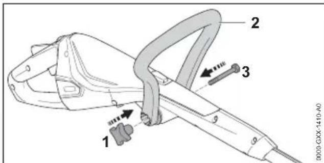 STIHL FSA 45 - Mounting the Loop Handle - 1