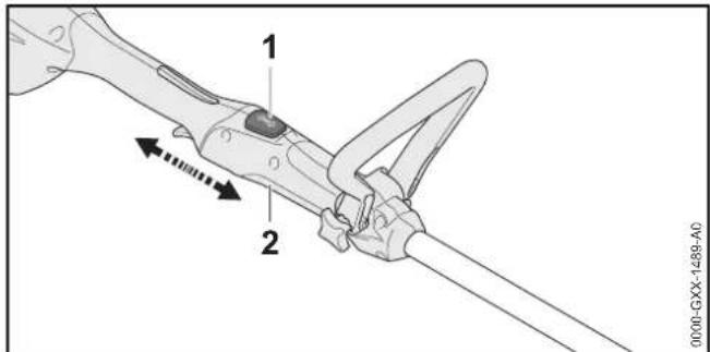 STIHL FSA 56 - Schaftlänge einstellen - 1