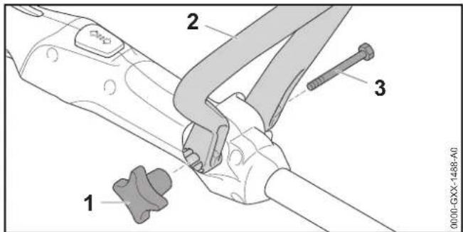 STIHL FSA 56 - Beugelhandgreep monteren - 1