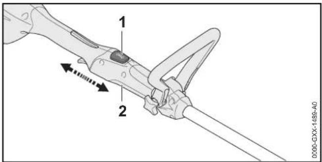 STIHL FSA 56 - Adjusting Length of Shaft - 1