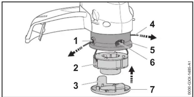 STIHL FSA 56 - Spulenkörper einbauen - 1