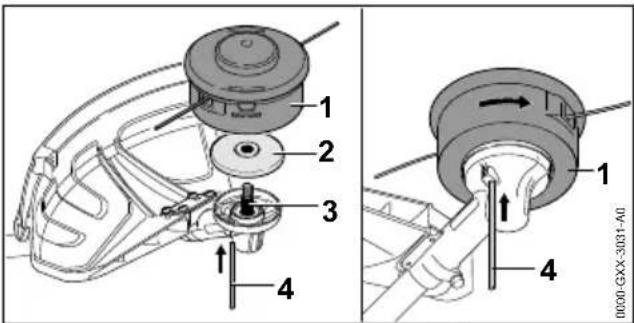 STIHL FSA 130 R - Mähkopf anbauen - 1