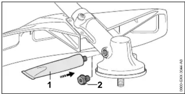 STIHL FSA 130 R - Lubricating the Gearbox - 1